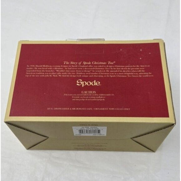 Spode Coffee Mug & Puppy Ornament Christmas Ceramic Tree Boot Set of 2 - Picture 9 of 9